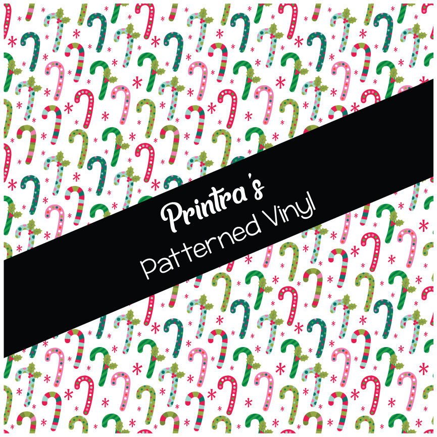 Pink Christmas #03 Patterned Vinyl