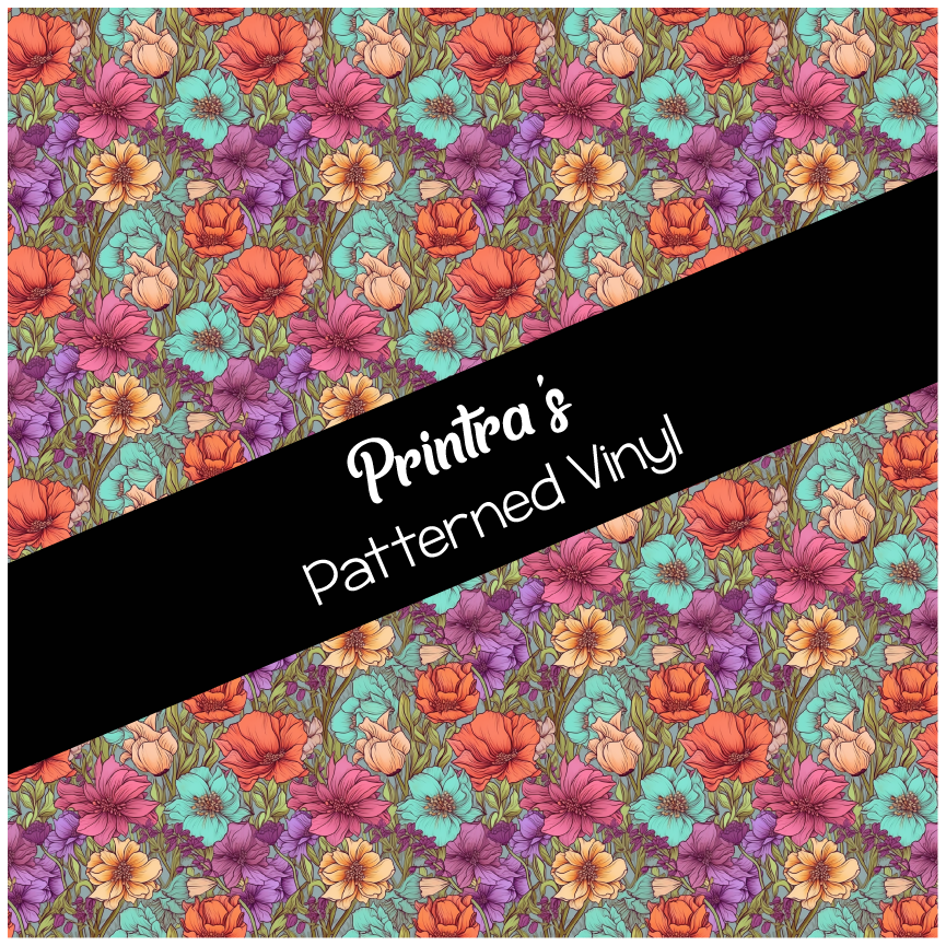 Flower Field #04 Patterned Vinyl