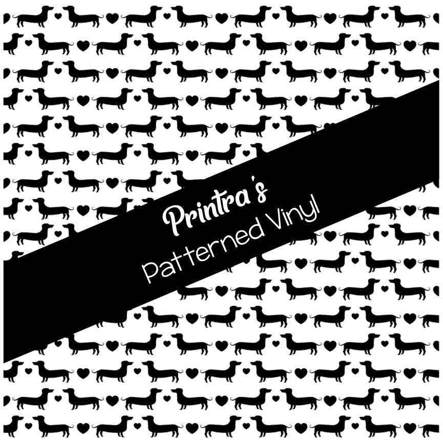 Dachshunds #04 Patterned Vinyl