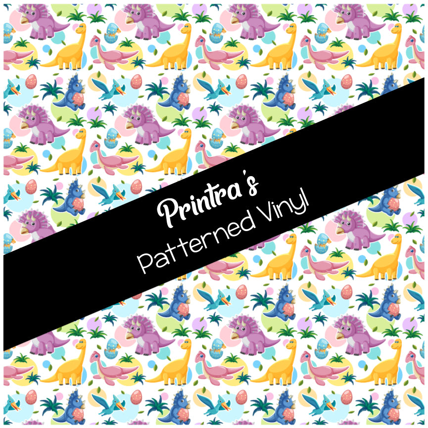 Dinosaurs #04 Patterned Vinyl