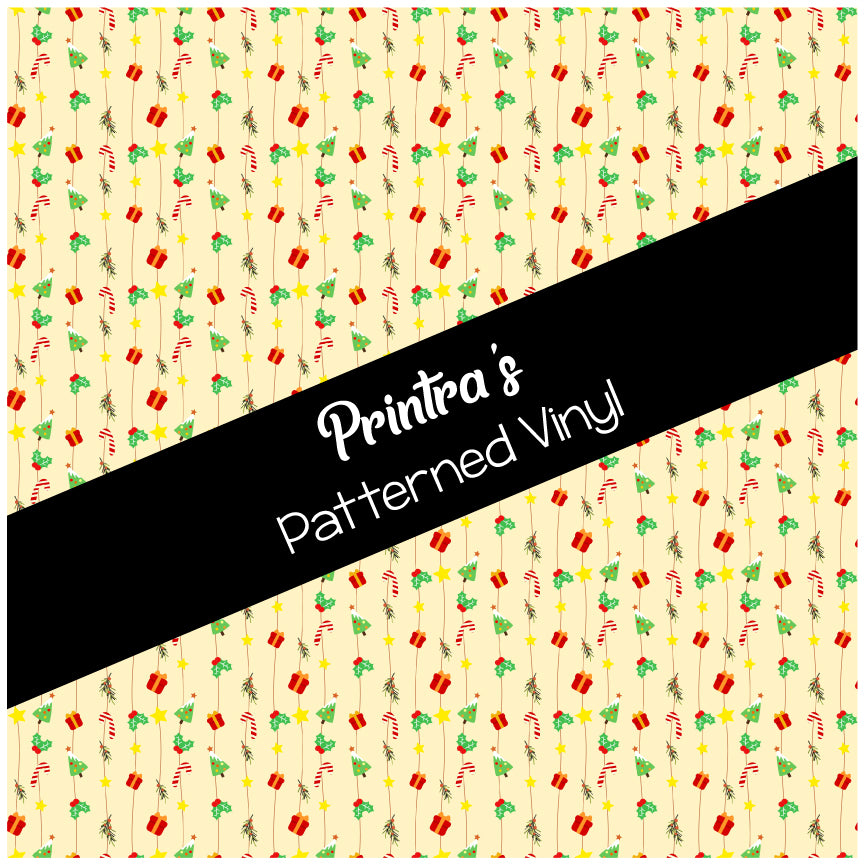 Cute Christmas #04 Patterned Vinyl