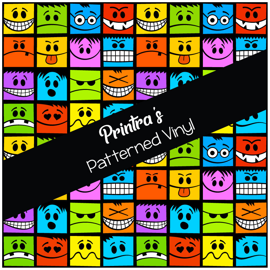 Emoticons #04 Patterned Vinyl