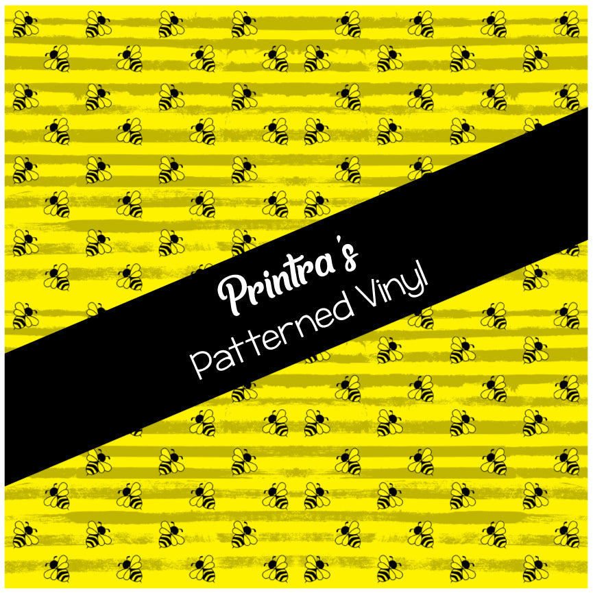 Honeycomb & Bees #04 Patterned Vinyl