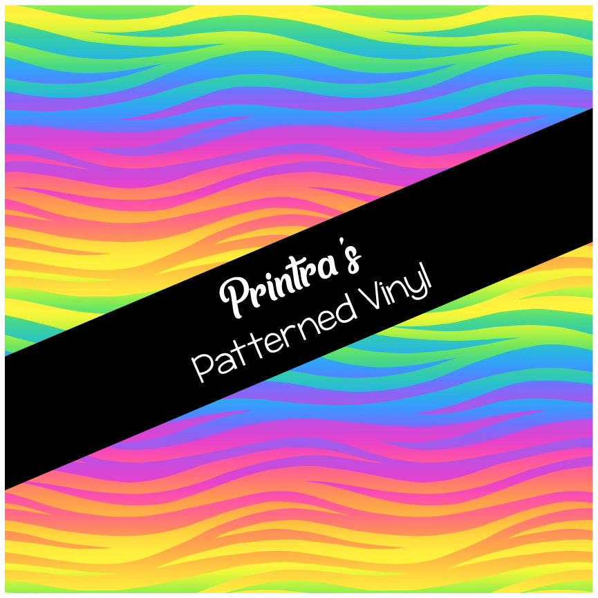 Neon Rainbow #04 Patterned Vinyl