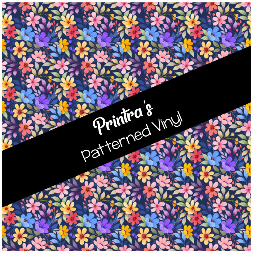 Floral #04 Patterned Vinyl