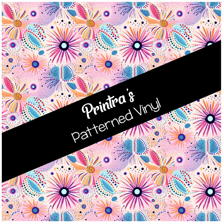 Whimsical Blossoms #04 Patterned Vinyl