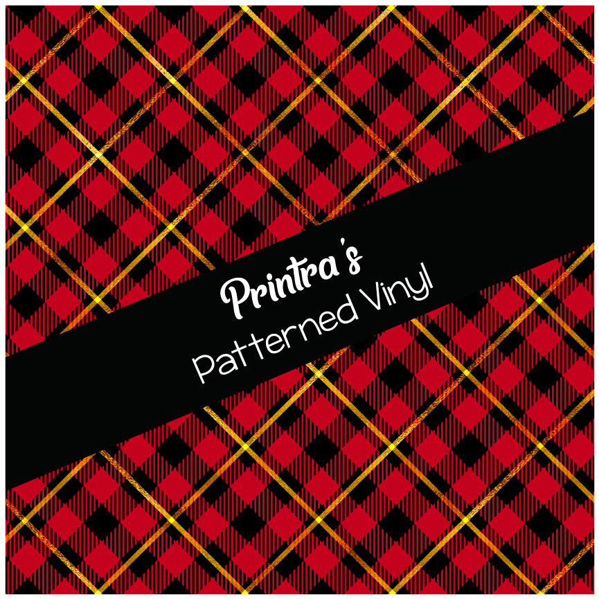 Christmas Plaid #05 Patterned Vinyl