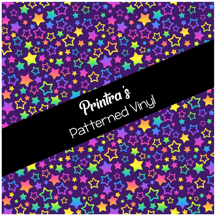 Neon Rainbow #05 Patterned Vinyl