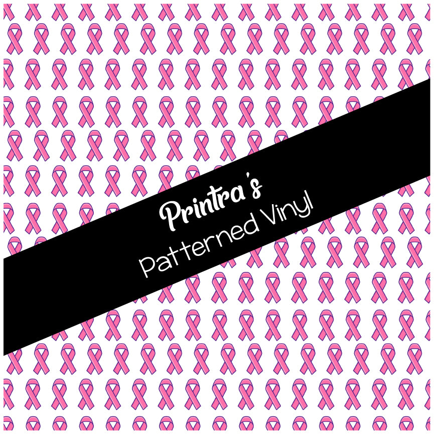 Pink Ribbon #05 Patterned Vinyl