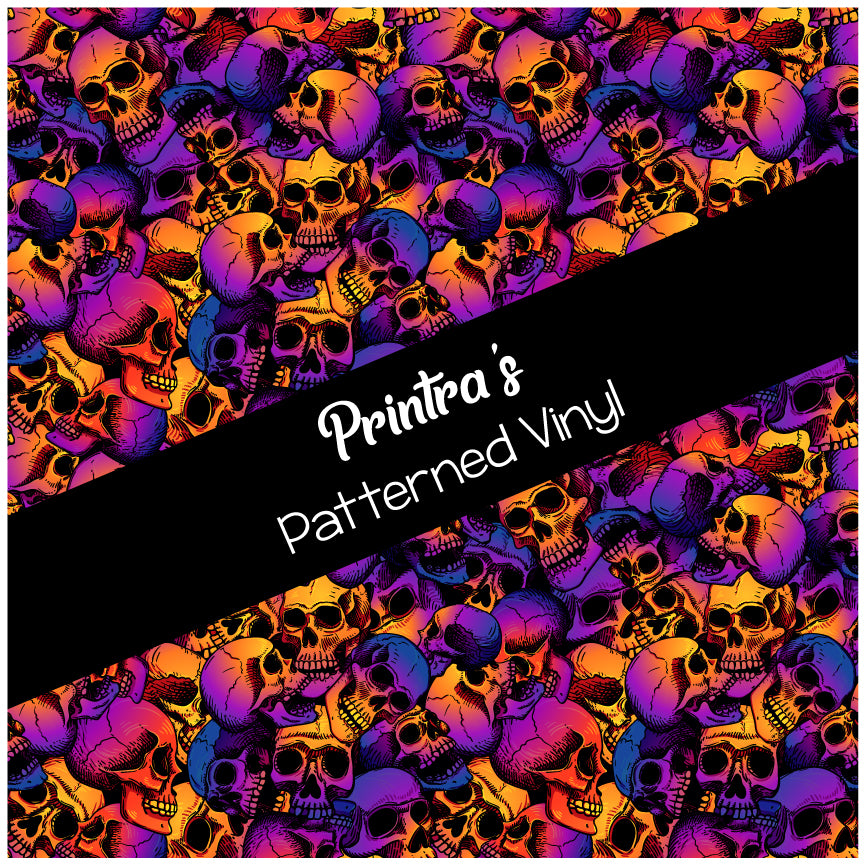 Skulls #05 Patterned Vinyl