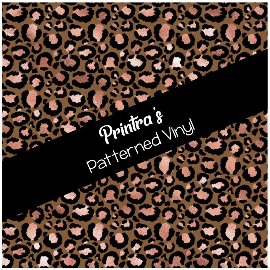 Rose Gold Leopard #05 Patterned Vinyl