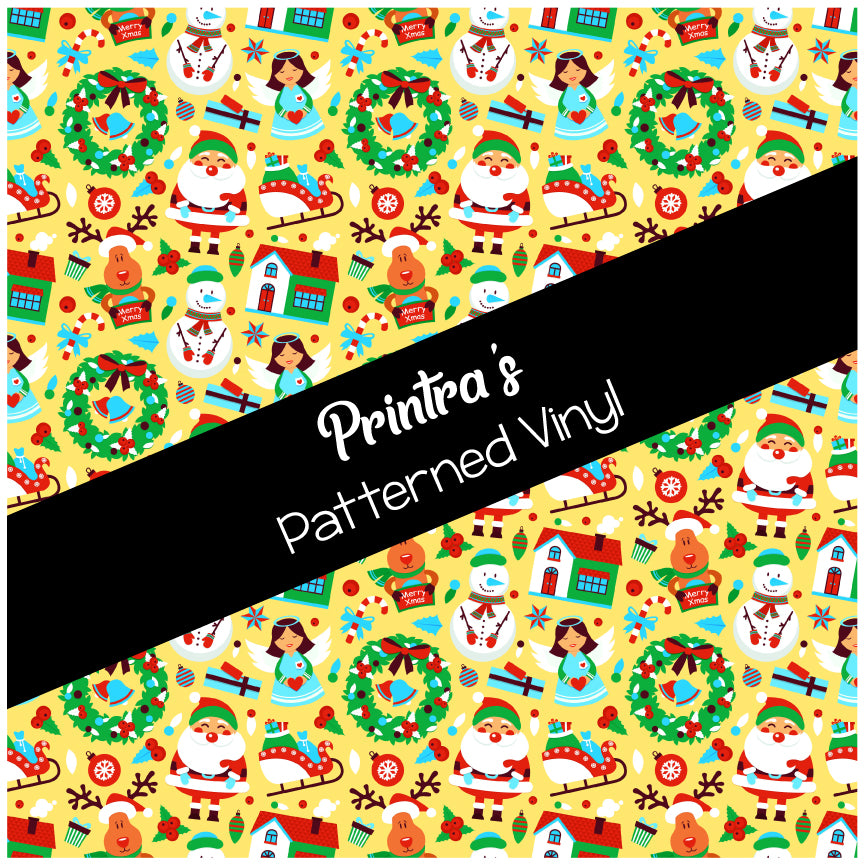Cute Christmas #05 Patterned Vinyl