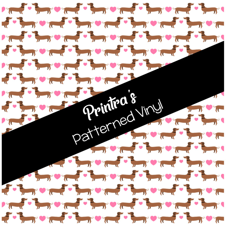 Dachshunds #05 Patterned Vinyl