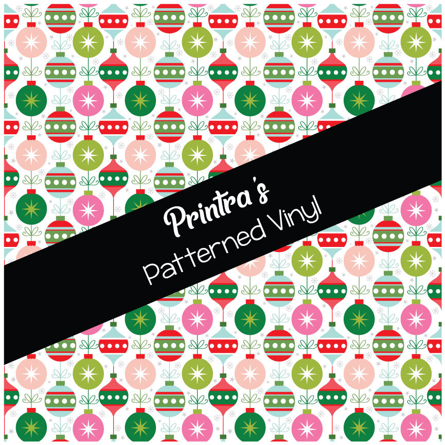 Pink Christmas #05 Patterned Vinyl