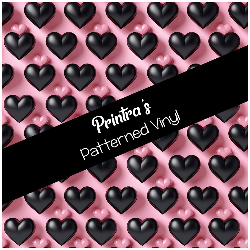 Love Hearts #06 Patterned Vinyl