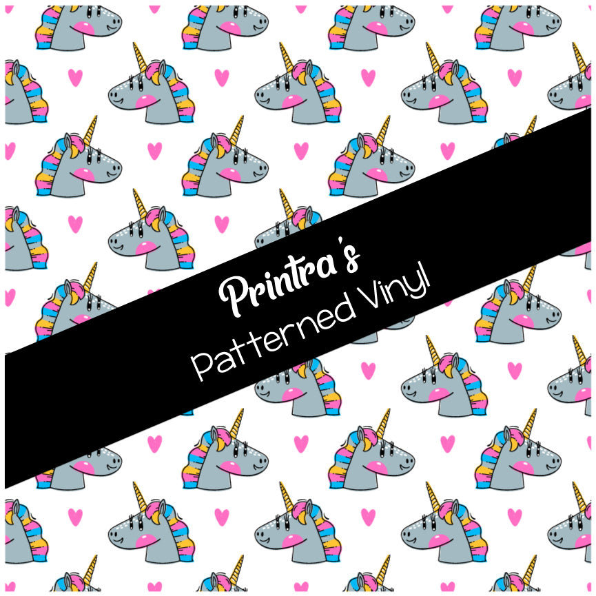 Unicorn Charm #06 Patterned Vinyl