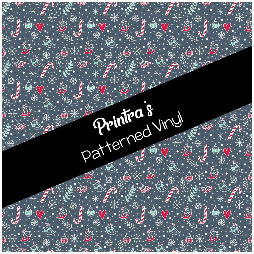 Cute Christmas #06 Patterned Vinyl