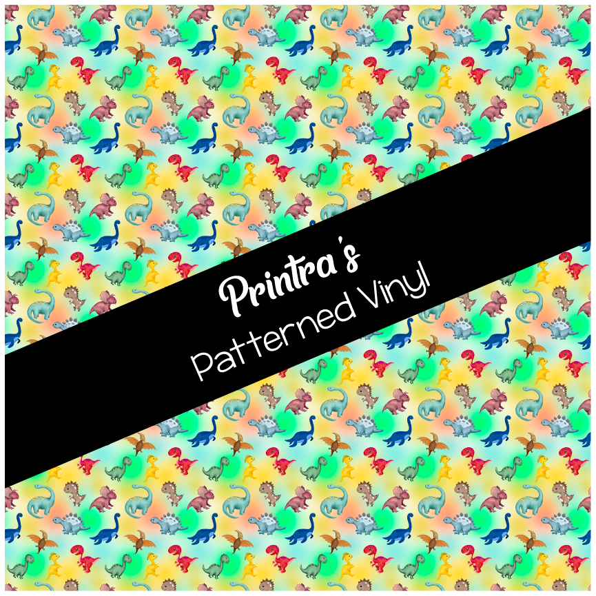 Dinosaurs #06 Patterned Vinyl