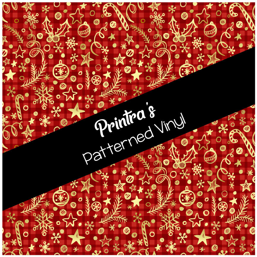 Merry Christmas #06 Patterned Vinyl