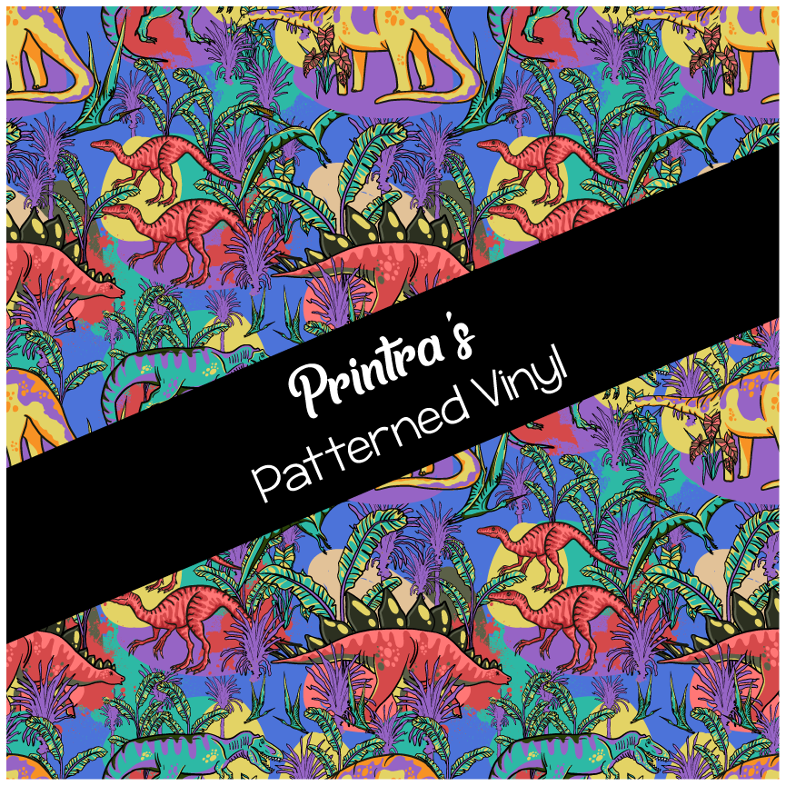Dinosaurs #07 Patterned Vinyl