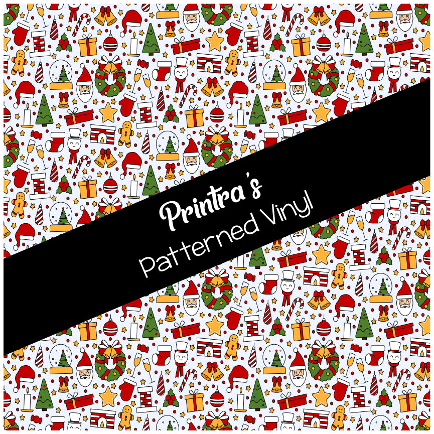Cute Christmas #07 Patterned Vinyl