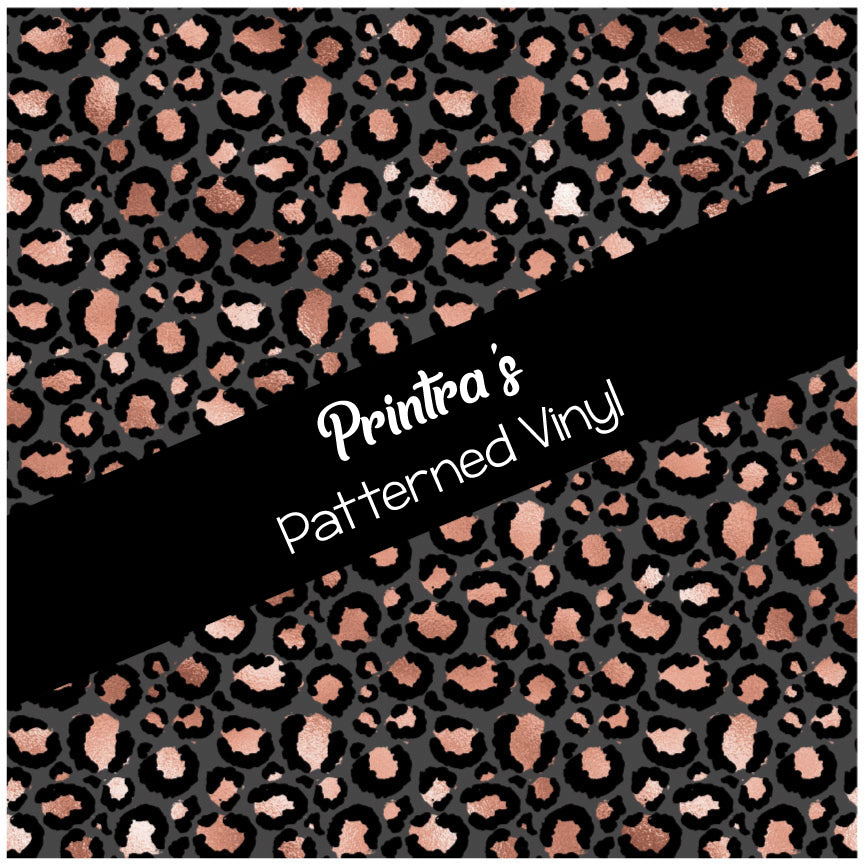 Rose Gold Leopard #07 Patterned Vinyl