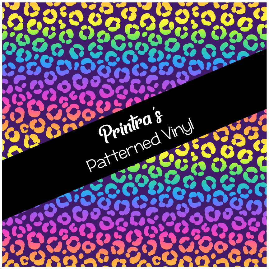 Neon Rainbow #08 Patterned Vinyl