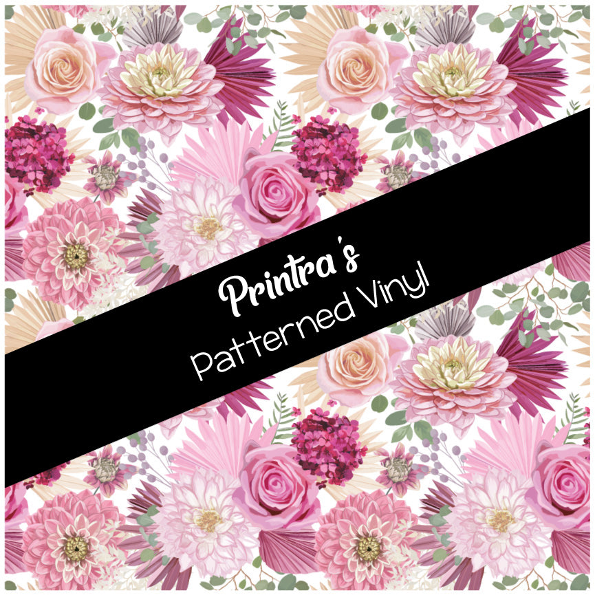 Floral #09 Patterned Vinyl