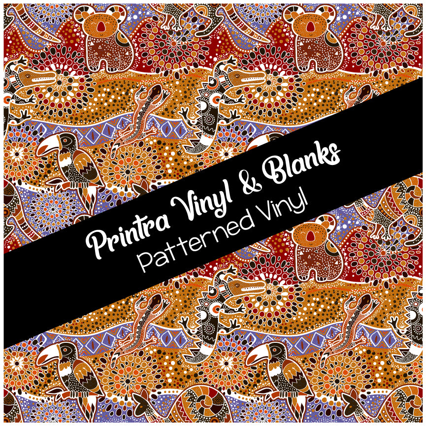Aboriginal Prints #09 Patterned Vinyl