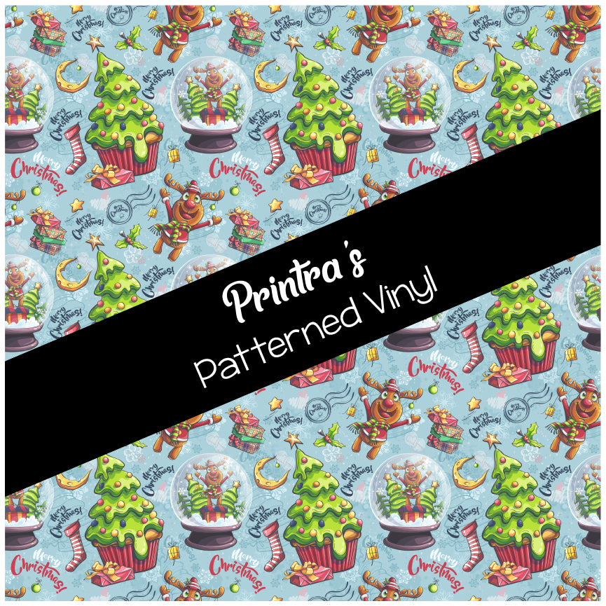 Cute Christmas #09 Patterned Vinyl