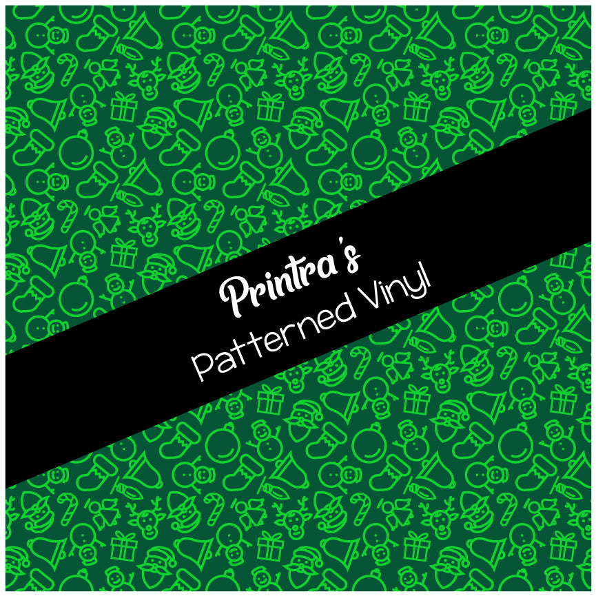 Merry Christmas #10 Patterned Vinyl