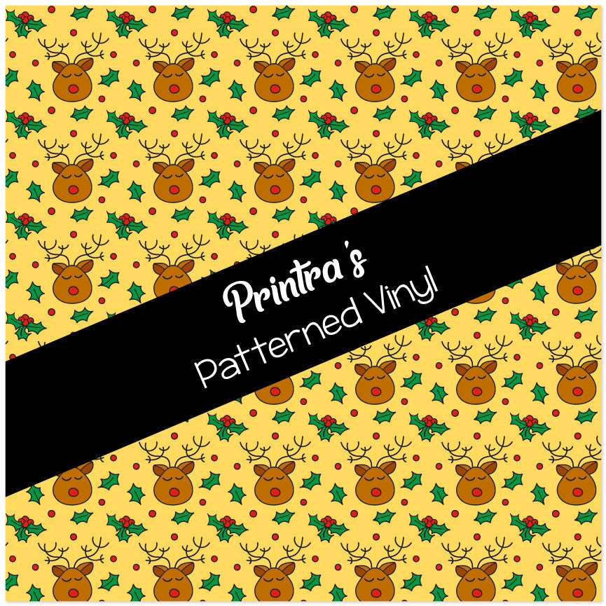 Cute Christmas #10 Patterned Vinyl