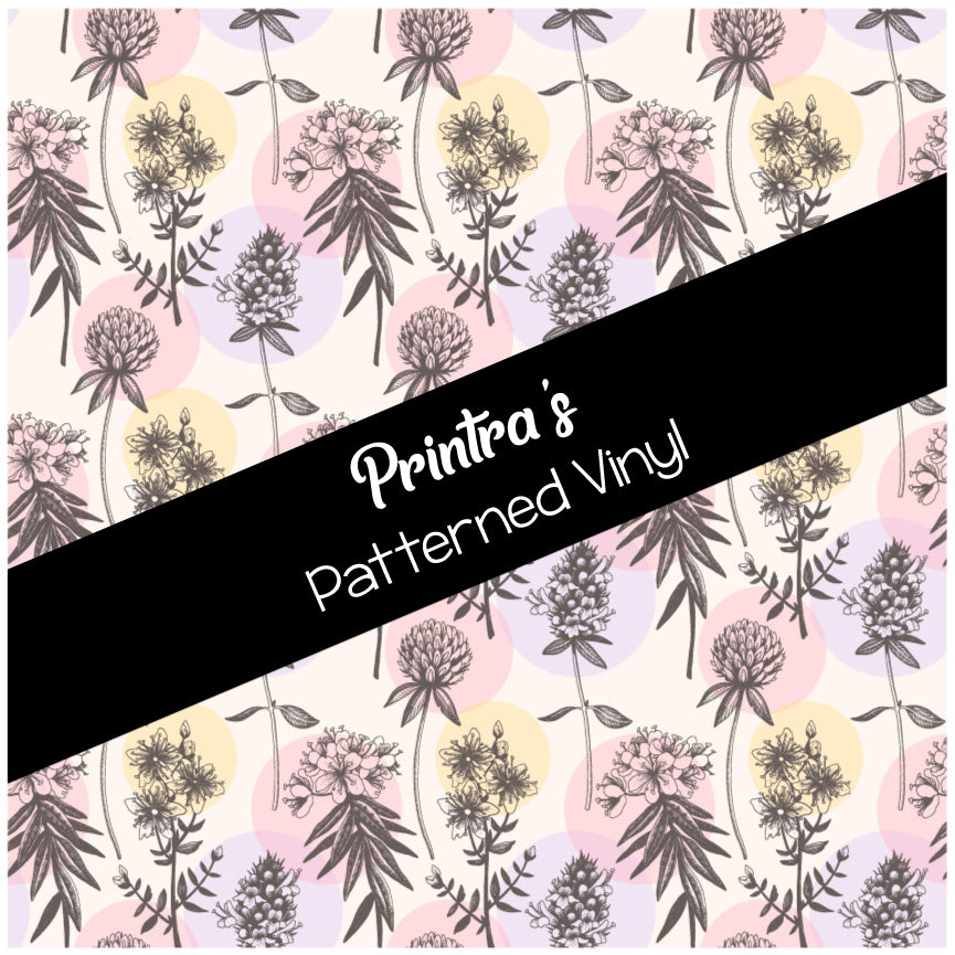 Floral #10 Patterned Vinyl