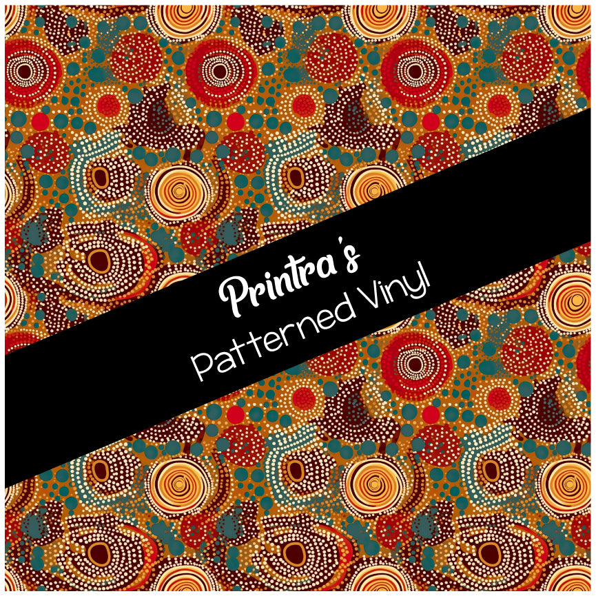 Aboriginal Prints #10 Patterned Vinyl