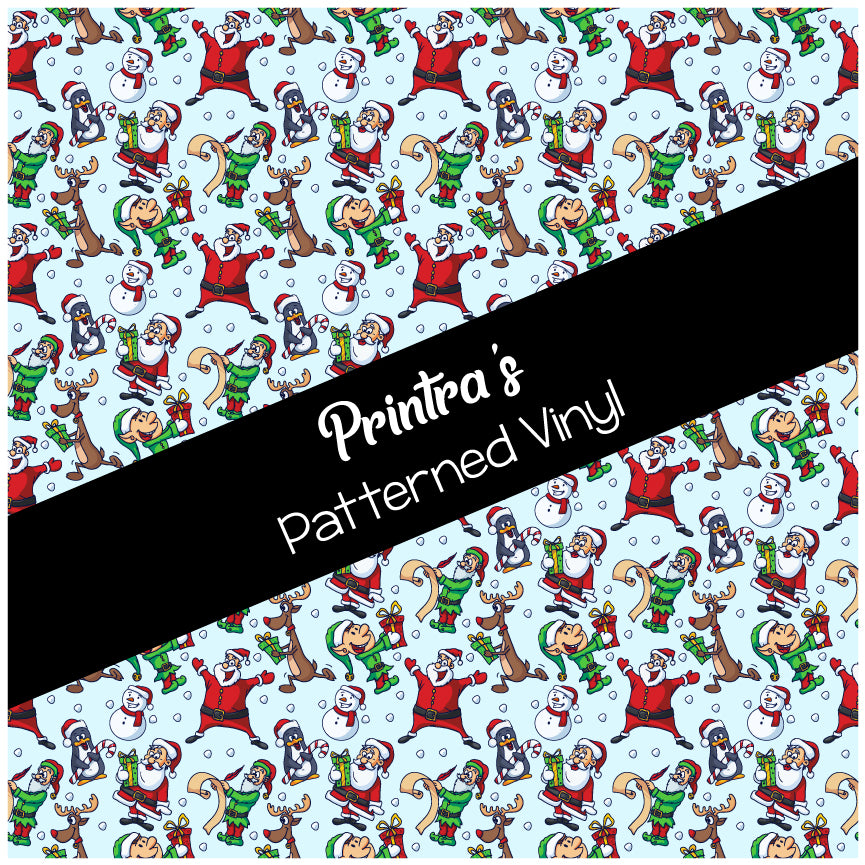 Merry Christmas #11 Patterned Vinyl
