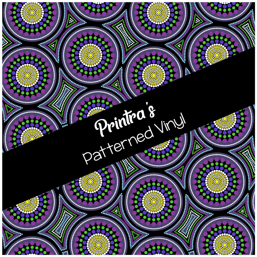 Aboriginal Prints #11 Patterned Vinyl