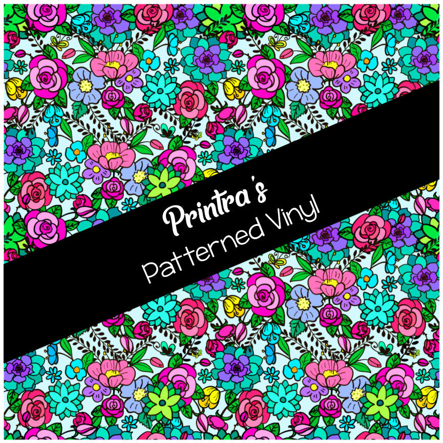 Floral #12 Patterned Vinyl