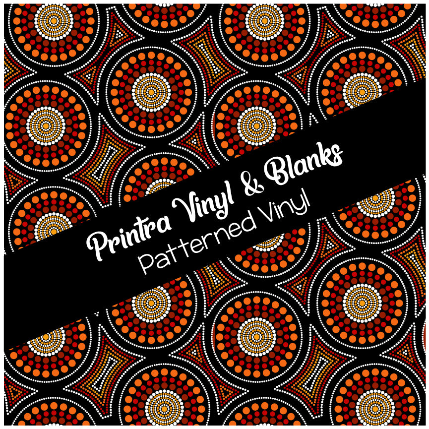 Aboriginal Prints #13 Patterned Vinyl