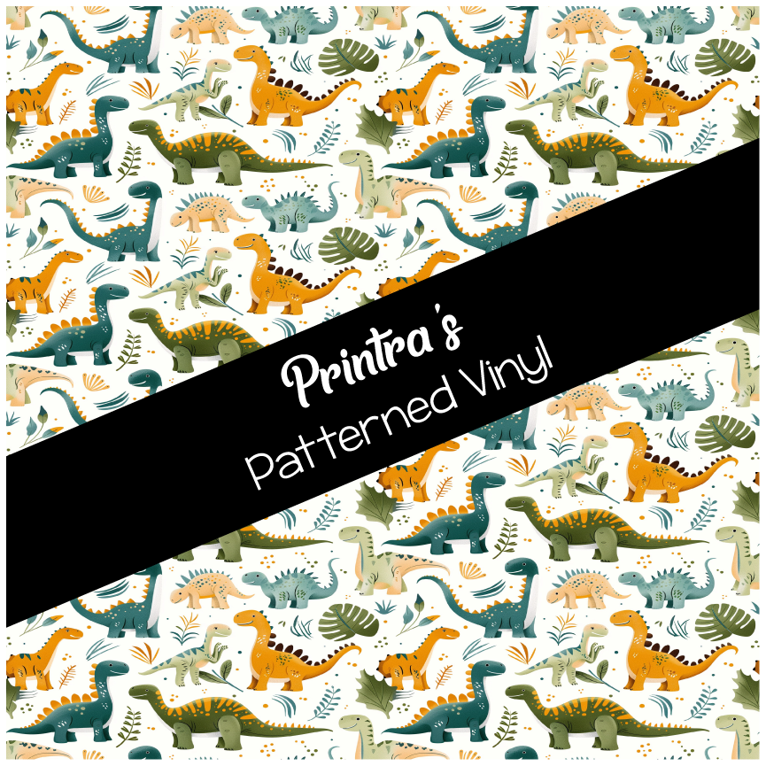 Dinosaurs #13 Patterned Vinyl
