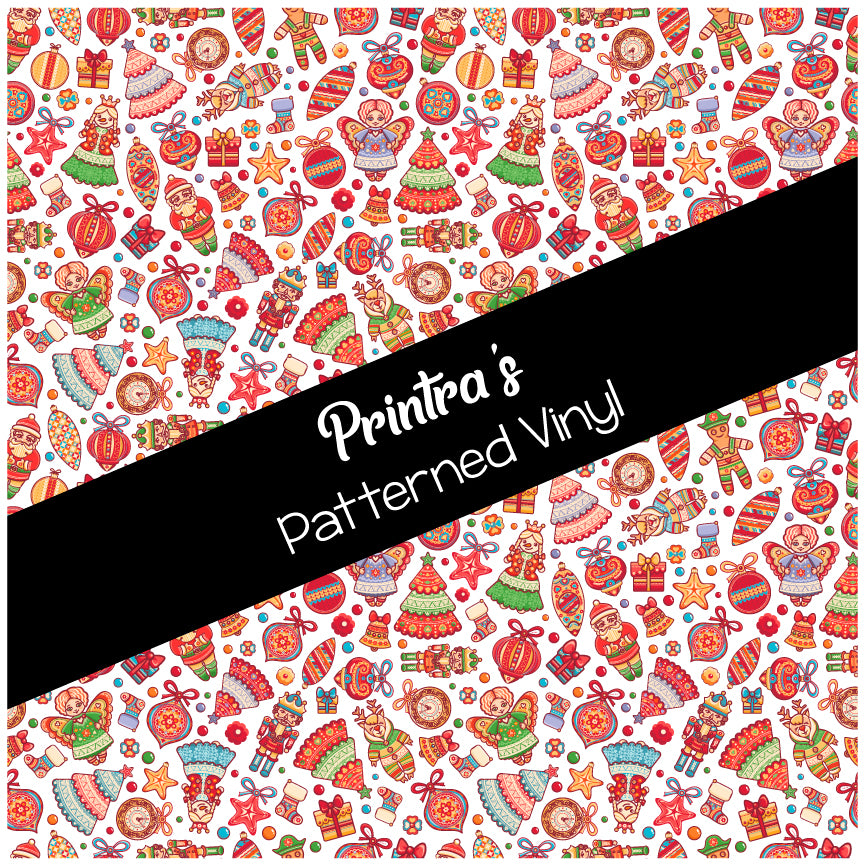 Merry Christmas #14 Patterned Vinyl