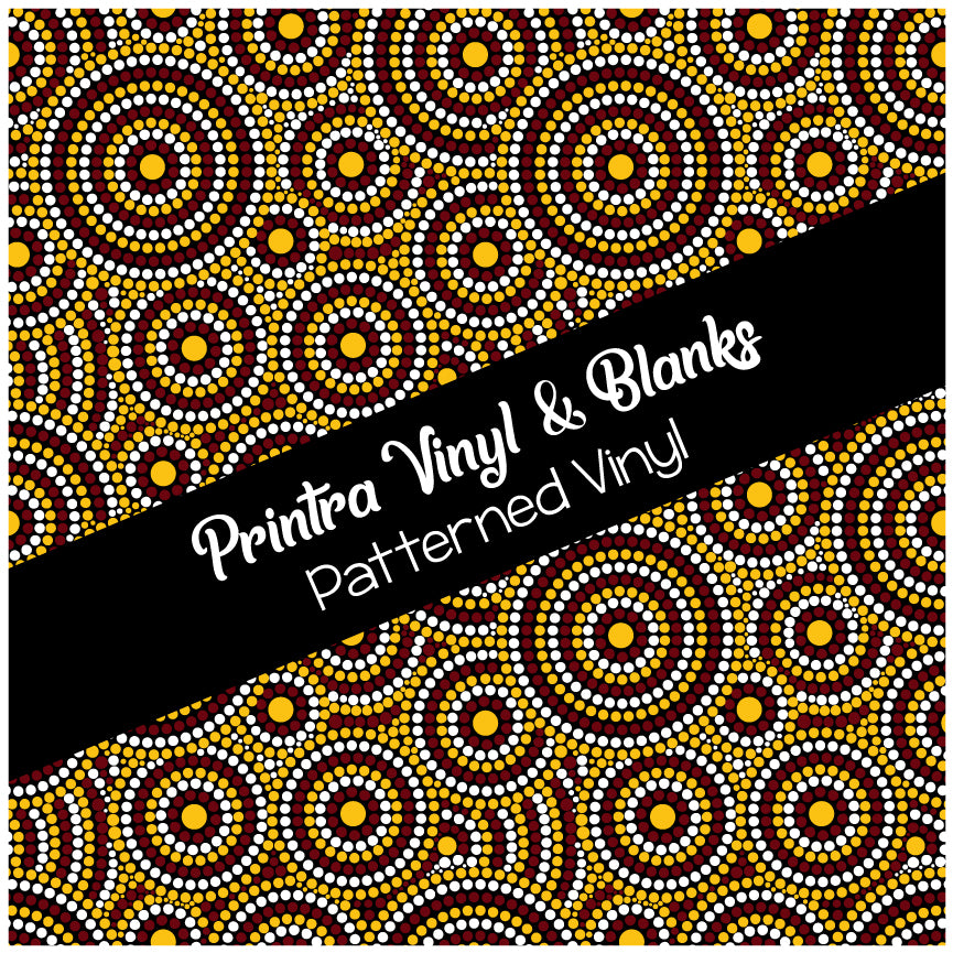 Aboriginal Prints #16 Patterned Vinyl