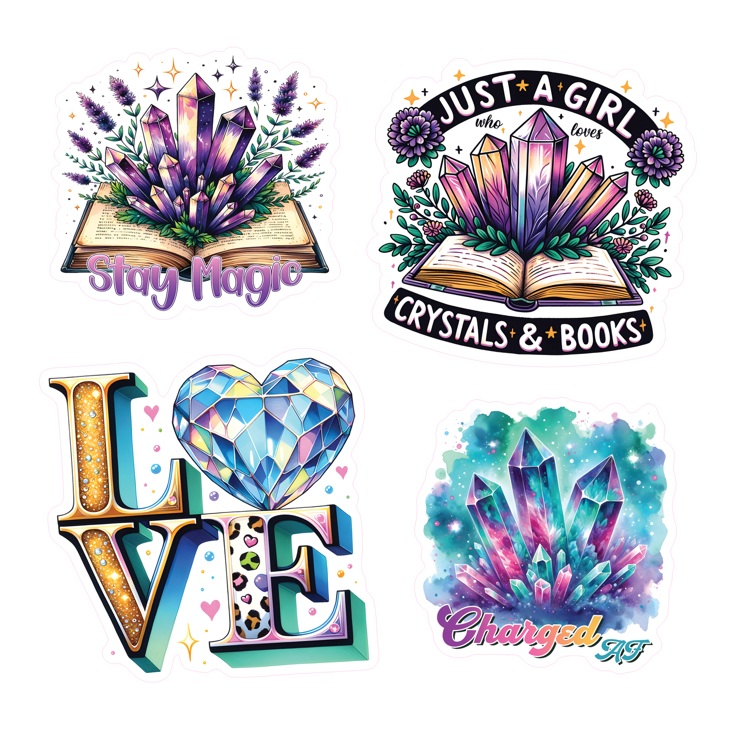 Crystal Charm Sticker Sheet