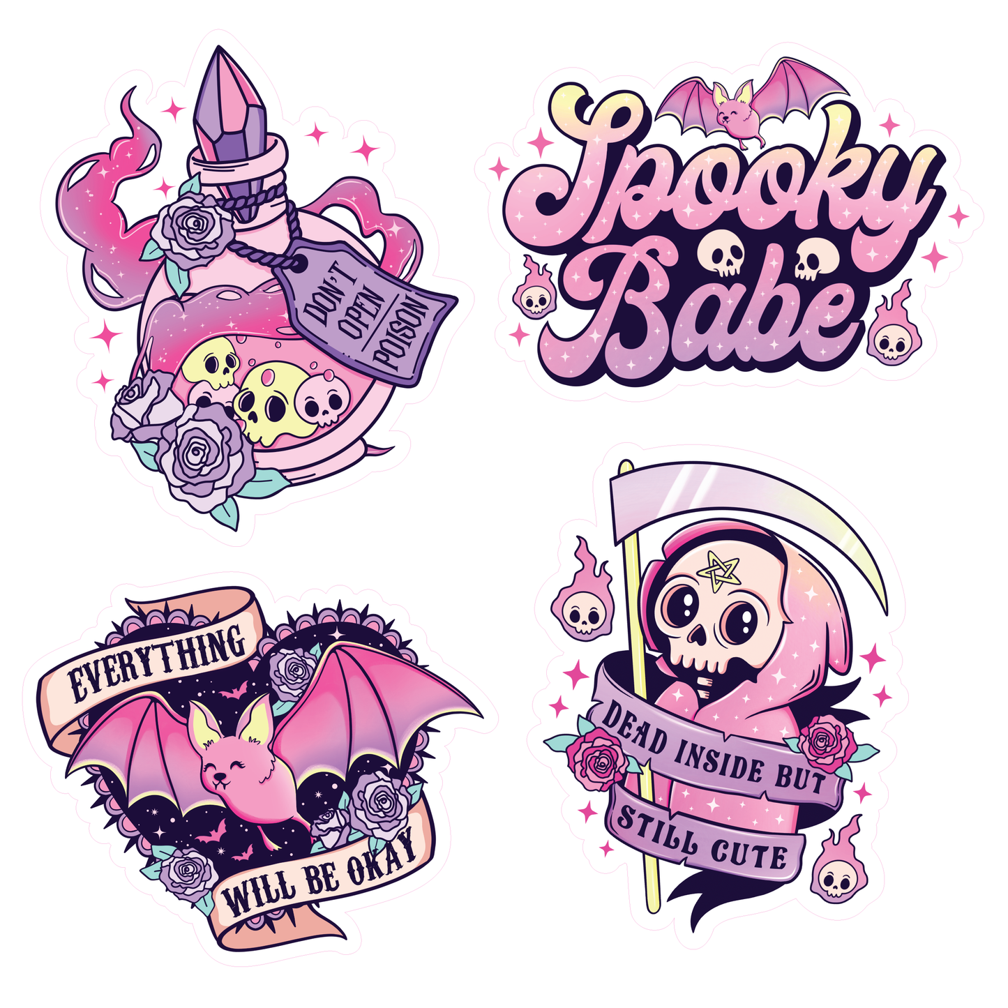 Sweetly Spooked Sticker Sheet