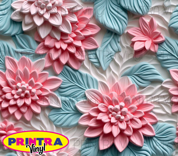 3D Flowers 02 Wrap (TW203)