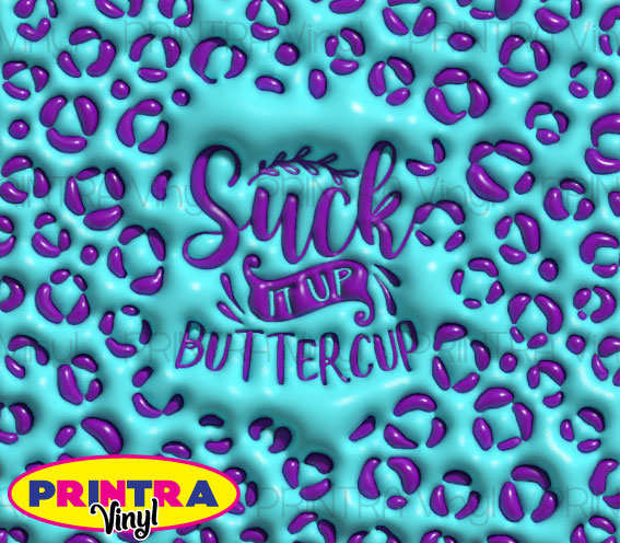 3D Inflated Buttercup Tumbler Wrap (TW230)