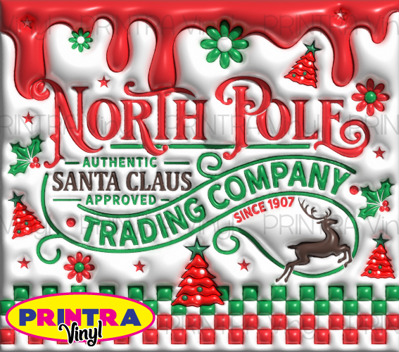 3D Inflated North Pole Tumble Wrap (TW291)
