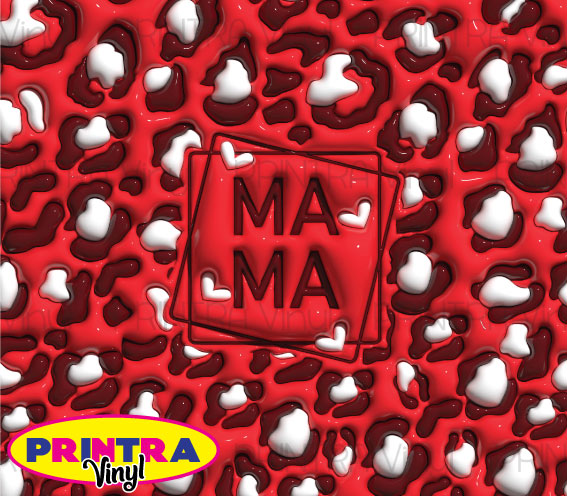 3D Puff Mama 01 Tumbler Wrap (TW211)