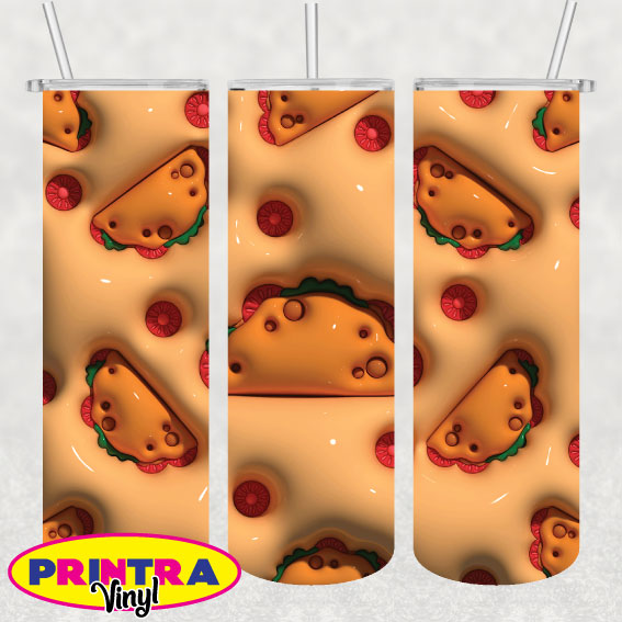 3D Puff Tacos Wrap (TW218)