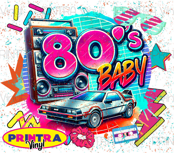 80's Baby Tumbler Wrap (TW01)