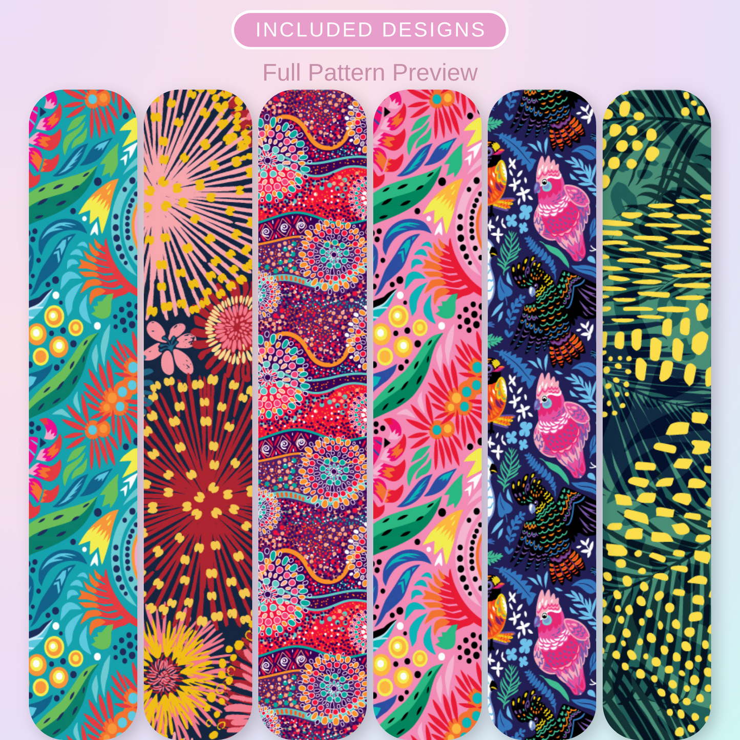 Aussie Bloom Patterned Vinyl Bundle